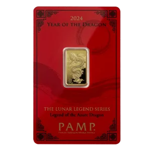 2024 Year of the Dragon - 5g Gold Bar 2024 Year of the Dragon - 5g Gold Bar