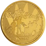 1 oz Rolling Stones Gold Coin
