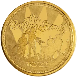 1 oz Rolling Stones Gold Coin