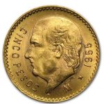 Mexican 5.00 Pesos Gold Coin