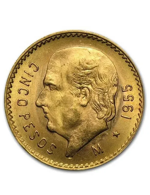 Mexican 5.00 Pesos Gold Coin