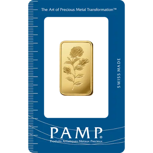 10 grams PAMP Suisse Rosa Gold Bar .9999 pure