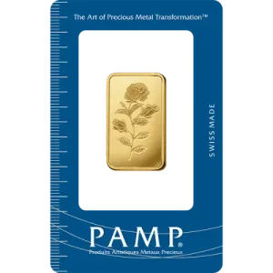 20 gram PAMP Suisse Rosa Gold Bar 20 gram PAMP Suisse Rosa Gold Bar
