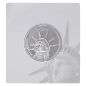 PAMP 1.5 Oz Silver Lady Liberty 999 Fine Coin Solomon Islands