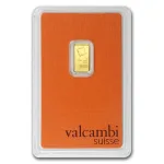 1 Gram Valcambi Gold Bar (New w/ Assay)