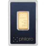Philoro 1/2 oz Gold Bar 999.9 Fine