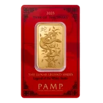 2025 1 oz Gold Bar PAMP – Legend of the White Snake Goddess
