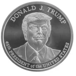 1 oz President Donald J Trump Silver Round