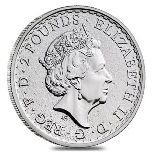 Great Britain 1 oz Silver Britannia Coins BU Random Years Tube of 25