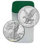 1 oz American Eagle Silver Coin- Tube of 20 Random Years BU