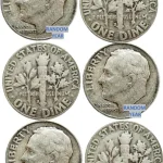 50 Silver Roosevelt Dimes .900 Silver