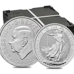 Great Britain 1 oz Silver Britannia Coins BU Random Years Tube of 25