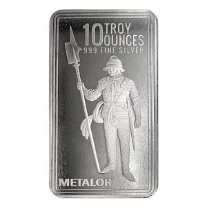 10 oz Metalor Silver Bar