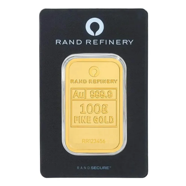 100 Gram Gold Bar Random Brands With Assay