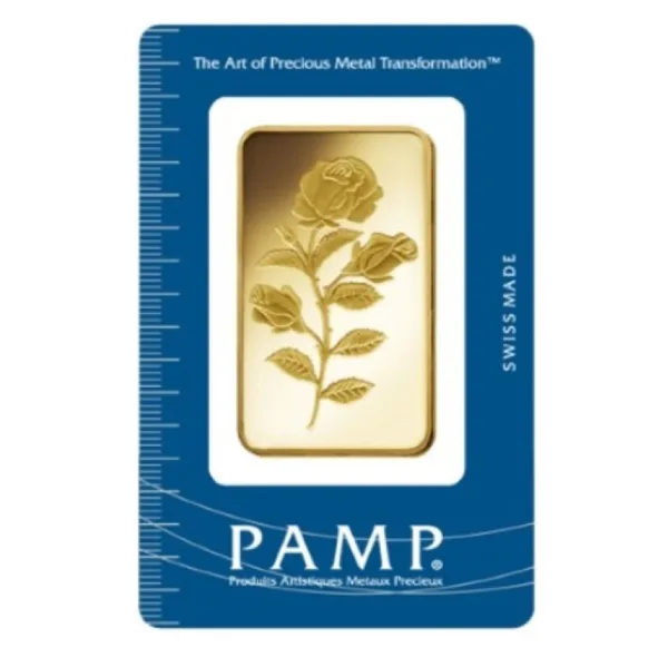 50 Gram PAMP Suisse Gold Bar - Rosa (In Assay)