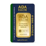 Gold Bar, 5 Troy Ounce, .9999 Pure in Assay Package AGA Kulche Secondary Market