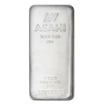 1 Kilo Asahi Silver Bar W/Assay