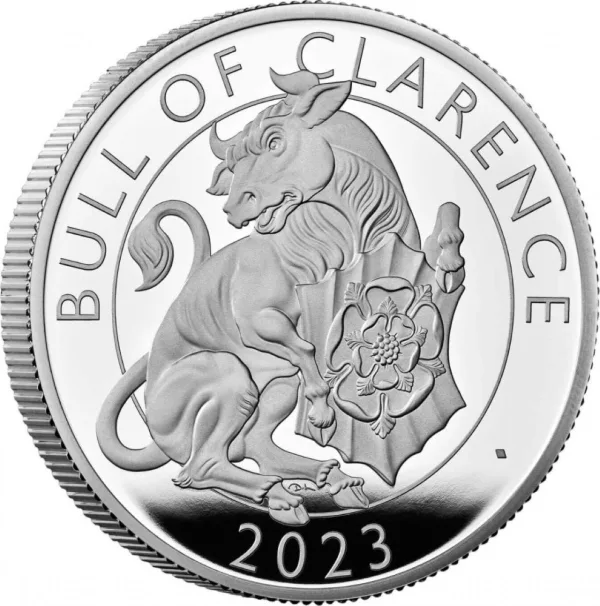 2 oz Silver Royal Tudor Beast's Coins  2023 2024 The Bull of Clarence & The Tudor Dragon