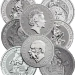 2 oz .9999 Silver Royal Tudor Beast’s Coins   (Random Years)