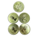 1 oz Canadian Maple Leaf Gold Coin .9999 Fine – Random Year (Abrasions/Marks)