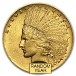 $10 Indian Head Gold Eagle AU Random Year