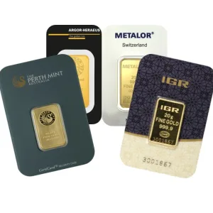 20 Gram Gold Bar - Random Branded Names