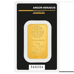 20 Gram Gold Bar - Random Branded Names