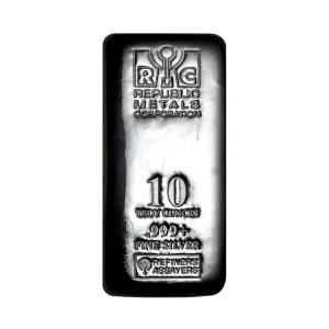 10 oz Random Brand 999 Silver Bar