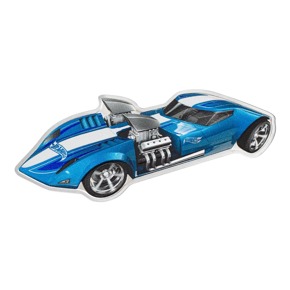 PAMP Suisse Hot Wheels Twin Mill 1 oz Silver Coin $2 Solomon Islands - Image 2