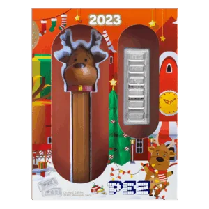 PAMP Suisse PEZ® Reindeer Silver 6 * 5 gram Wafers & Dispenser Gift Set PAMP Suisse PEZ® Reindeer Silver 6 * 5 gram Wafers & Dispenser Gift Set