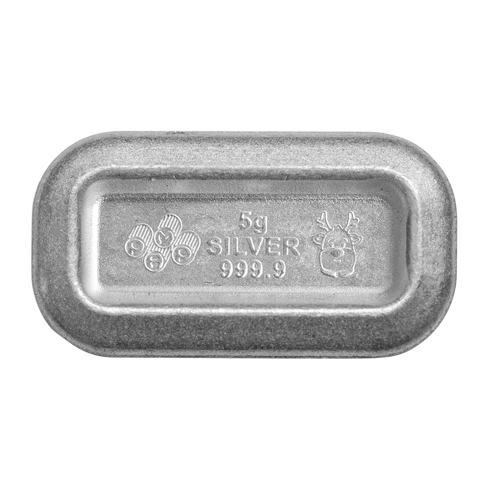 PAMP Suisse PEZĀ® Reindeer Silver 6 * 5 gram Wafers & Dispenser Gift Set - Image 3
