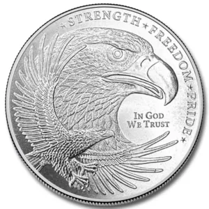 1 oz Silver Eagle Round By Golden State Mint 1 oz Silver Eagle Round By Golden State Mint