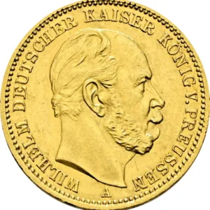 German 20 Marks 1871 Gold coin