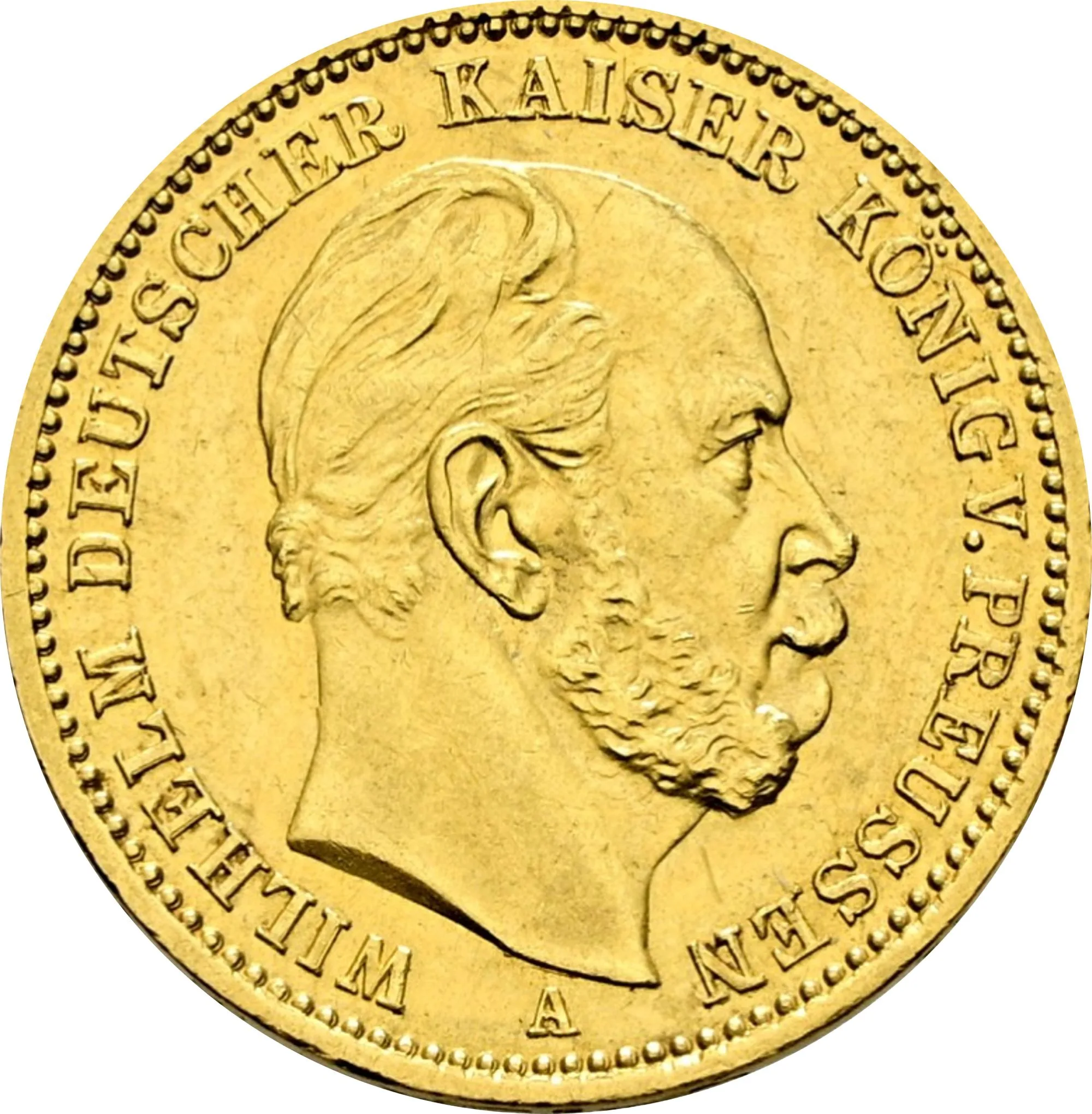 German 20 Marks 1871 Gold coin