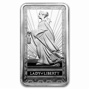 10 oz oz Silver Bar - PAMP Suisse Lady of Liberty .999