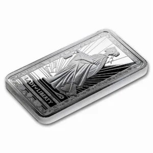 10 oz oz Silver Bar - PAMP Suisse Lady of Liberty .999
