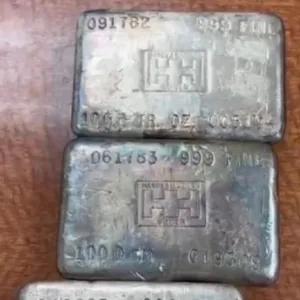 Handy & Harman Vintage 100 oz Silver Bars