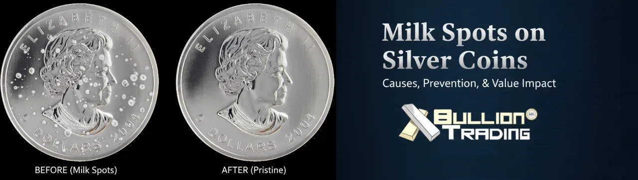 milk spots on silver coins