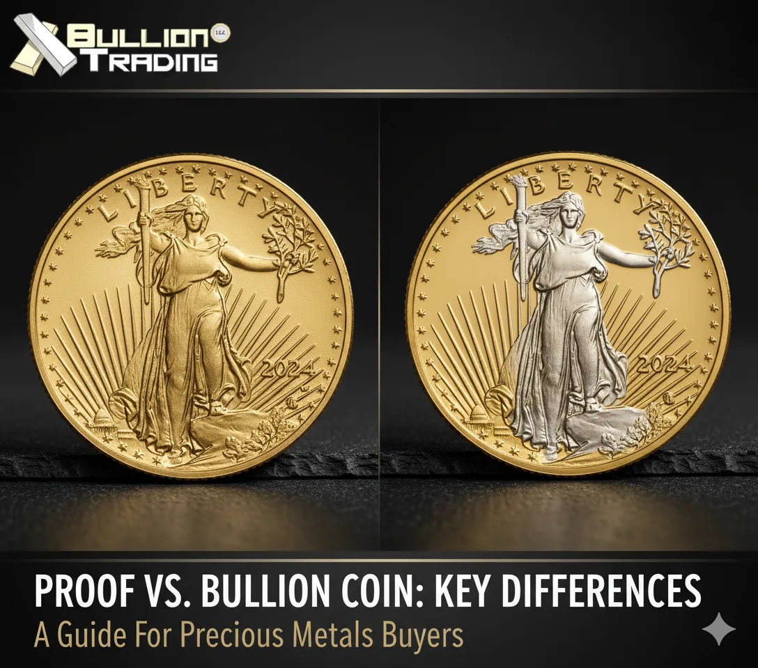 proof coin vs bullion coin