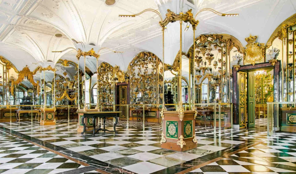The Historisches Grünes Gewölbe at the Royal Palace in Dresden, Germany, site of the 2019 jewelry heist