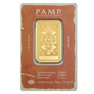 1 oz PAMP Suisse Reflections of America Yellowstone Cowboy (In Assay)