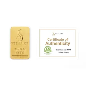 1/2 oz Gold Bar 999.9 Fine Random Brand