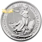 1 Oz Platinum British Britannia Coin Random Year