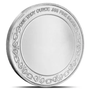 1 oz SilverTowne Liberty Eagle silver round with engraved eagle design