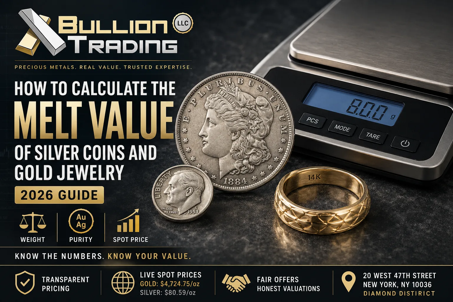 How to Calculate the Melt Value of Silver Coins and Gold Jewelry